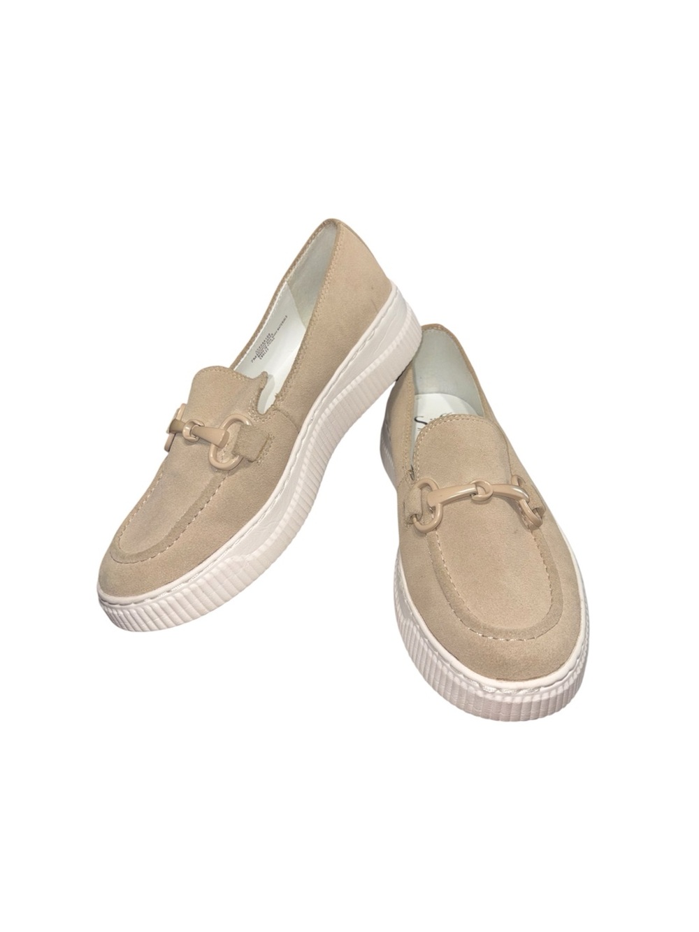 Sofft Fable Loafer Suede In Biege/Tan Neutral Minimalist Coastal Casual Size 7M - Picture 2 of 11